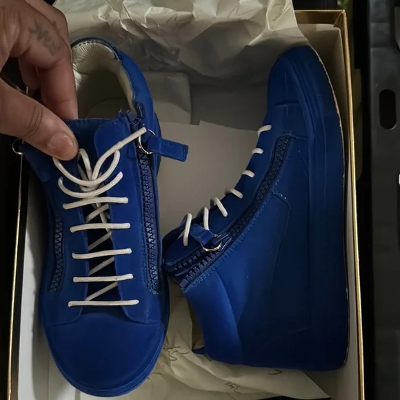 Giuseppe Zanotti | Shoes | Giuseppe Zanotti Kids Blue Dress Shoes | Poshmark